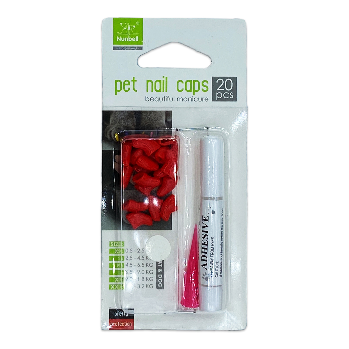 Когти Nunbell Накладные для Кошек XS (20шт)