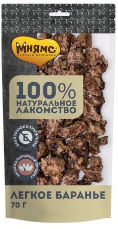 Лакомство Мнямс Легкое Баранье для Собак 70г