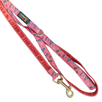 Поводок MidePet "Color Blooming" S 1,5x120 см, розовый с рисунком