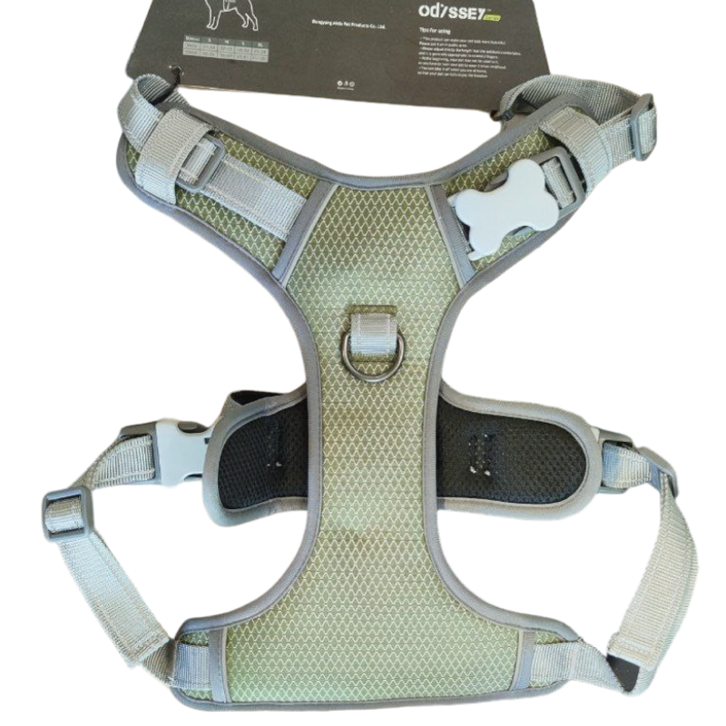 Шлейка MidePet "Odyssey" - XL (шея 45-78, грудь 81-102 см) зеленая
