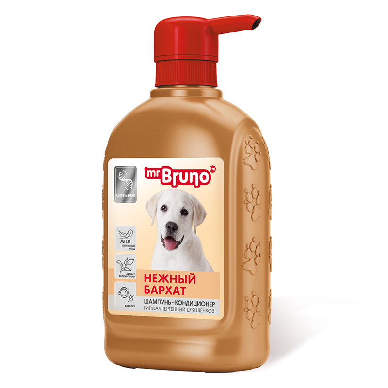 Шампунь Mr.Bruno Нежный Бархат для Щенков