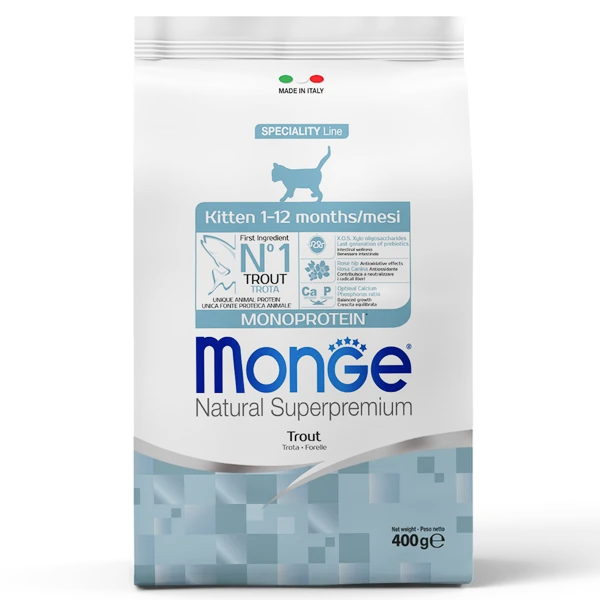 Monge Cat Monoprotein для Котят 400г c Форелью