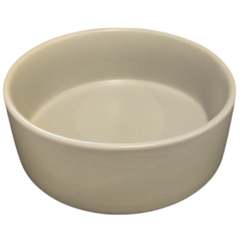 Миска керамическая TopPet, светло-серая 350 мл