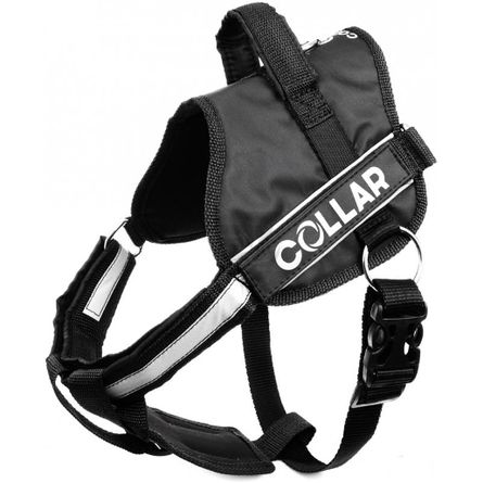 Шлея Collar Dog Extreme POLICE №1 35-45см, Нейлон Черная