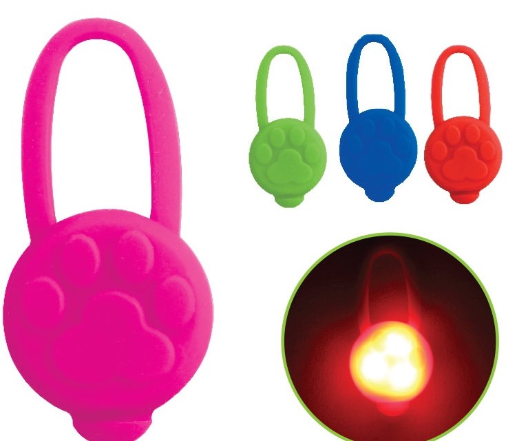 Брелок LD03 Светодиодный силиконовый 66х32мм