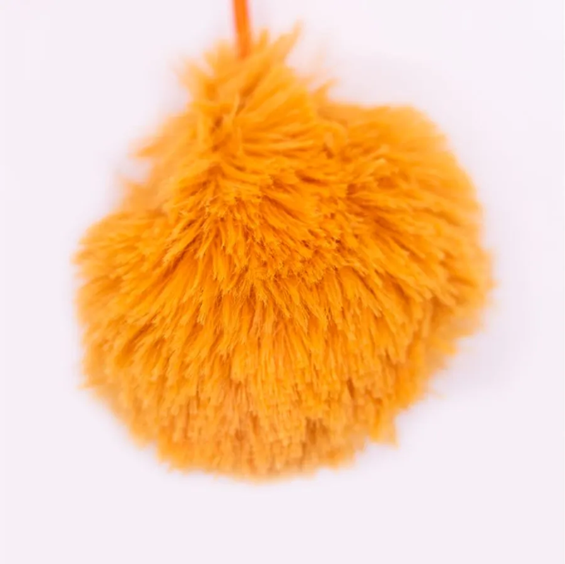 Дразнилка Удочка шуршик 4 см на резинке 70 см