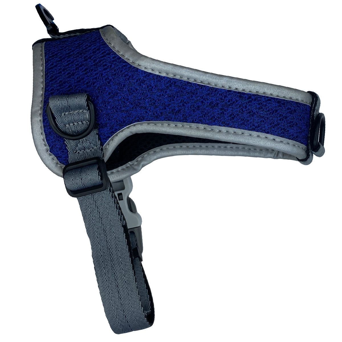 Шлейка Midepet с cотами T образная XL (шея 62, грудь 60-80см) Синяя