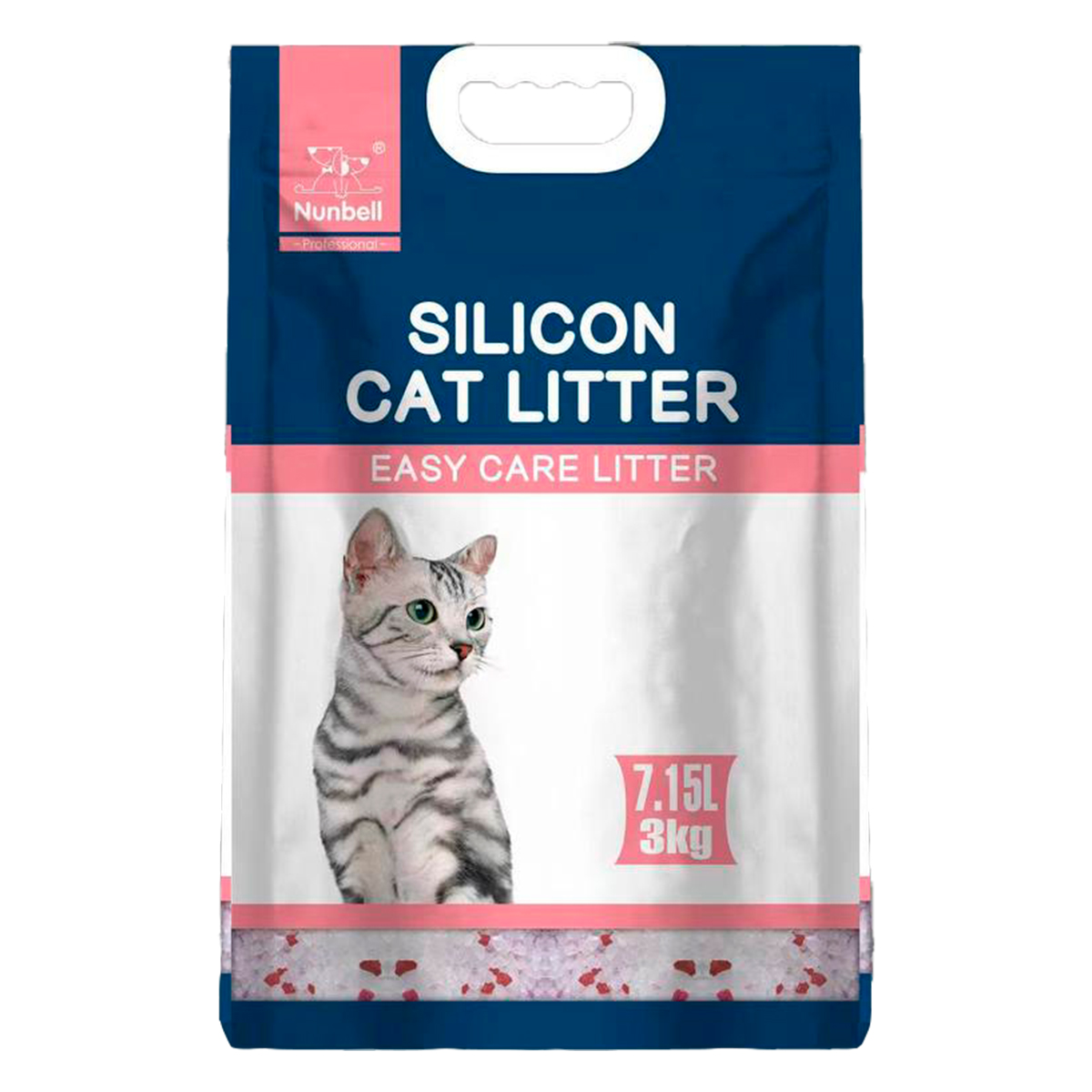 Nunbell 7,15л Силикагель с розовыми гранулами