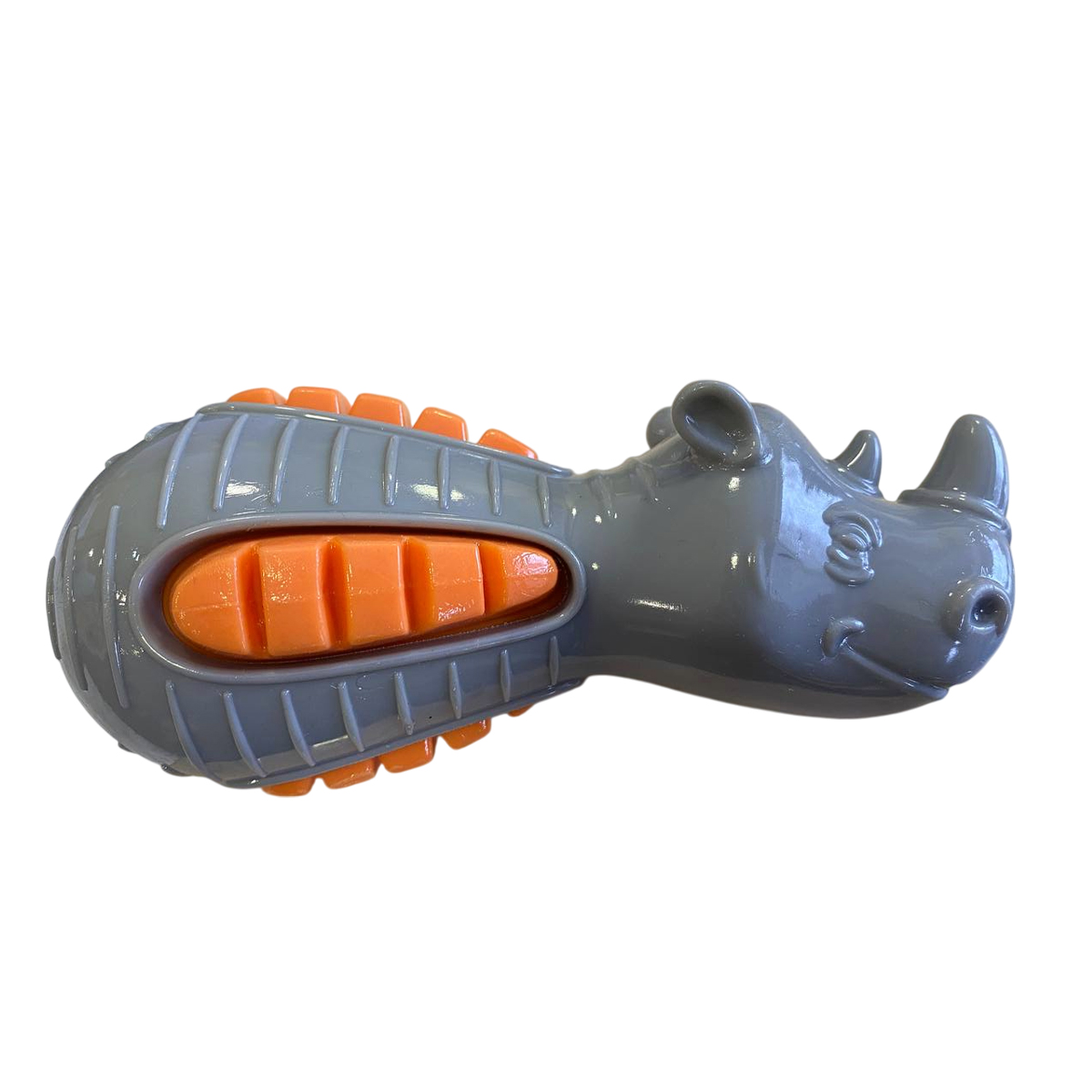 Игрушка TopPet Носорог, TPR резина с пищалкой, 16см