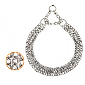 Ошейник Металл Triol SHC2560 удавка 3-рядная 2,5мм*60см