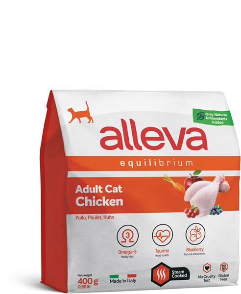 Alleva Equilibrium Cat 400г с Курицей