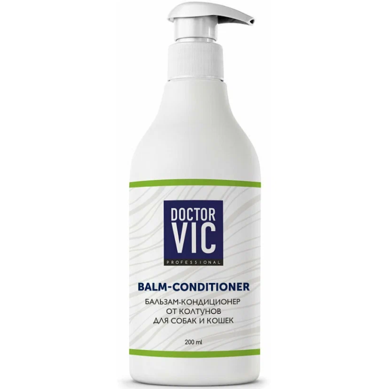 Бальзам-кондиционер Doctor VIC от колтунов для Собак и Кошек 200мл