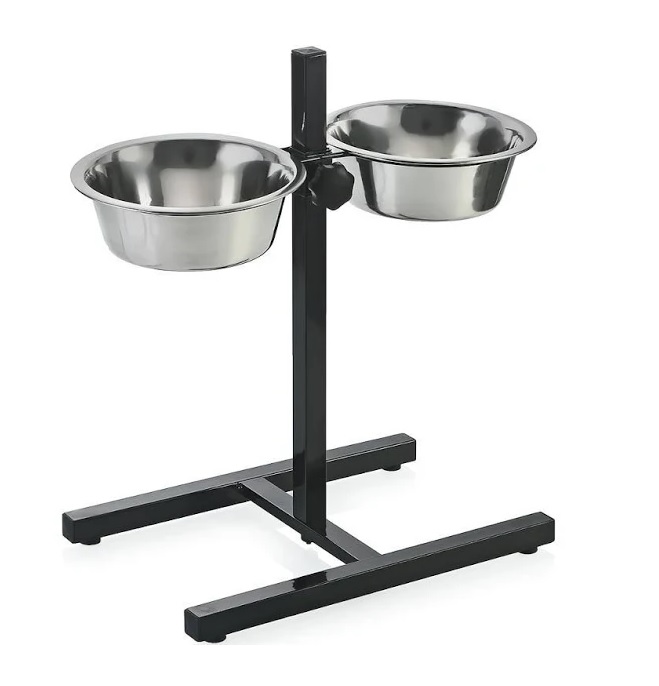 Комплект Nunbell, стойка напольная с мисками 2х2л