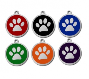 Адресник TopPet Круглый, косточка