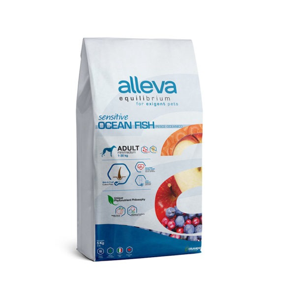 Alleva Equilibrium Sensitive Dog 2кг с Океанической Рыбой