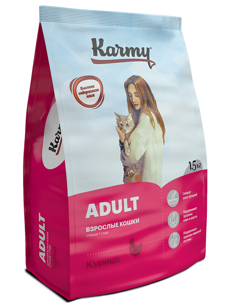 Karmy для Кошек Курица 1,5кг