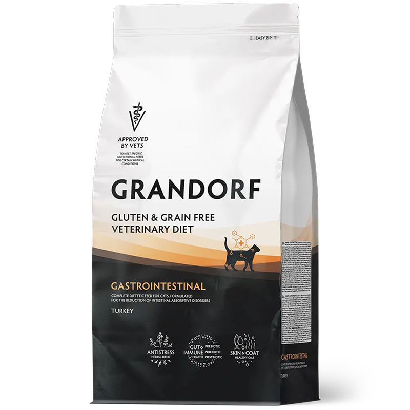 Grandorf Veterinary Diet Cat Gastrointestinal 400г для Кошек при расстройствах пищеварения