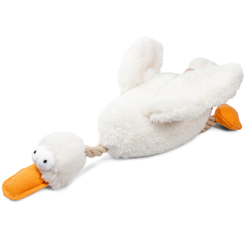 Игрушка GiGwi Утка с пищалкой, 36см для Собак