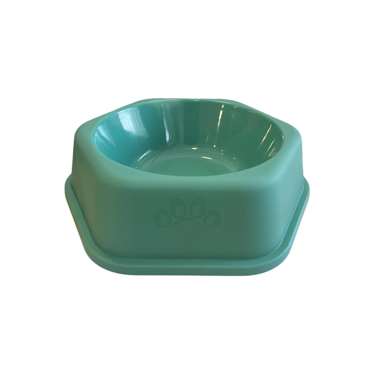 Миска TopPet 20-06 пластик, шестиугольная, 450 мл