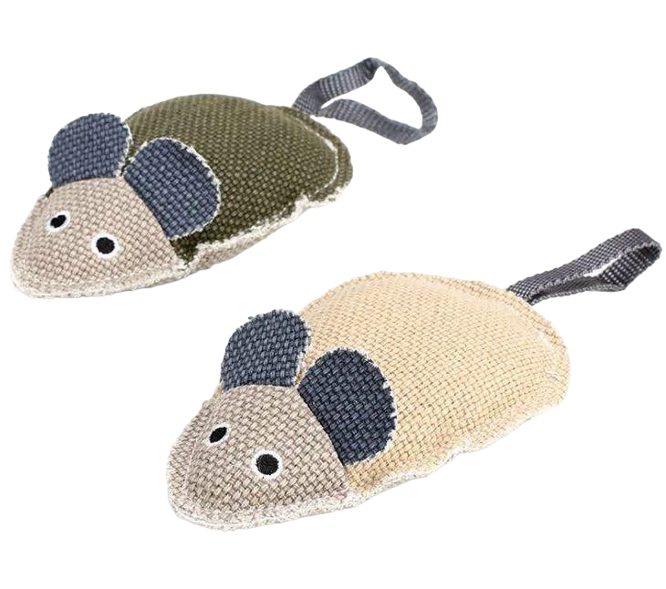 Игрушка TopPet Мышь текстильная 15х9см для Кошек