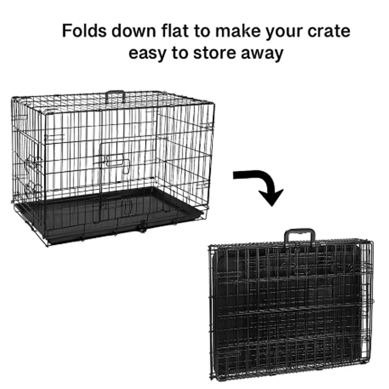 Клетка TopPet-2 (60x42,5x50) с Дверцей черная для животных