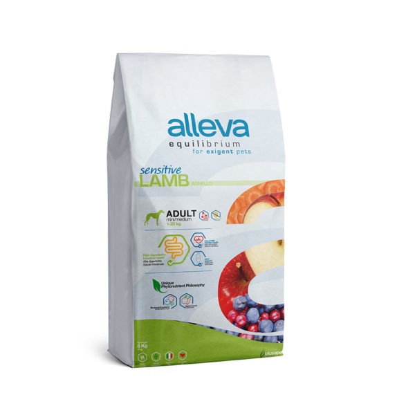 Alleva Equilibrium Sensitive Dog 2кг с Ягненком и Океанической Рыбой