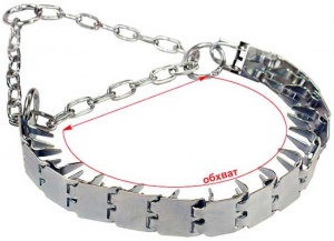 Ошейник Дарэлл DA090710 Строгий Пластинчатый 55х23х1.5см