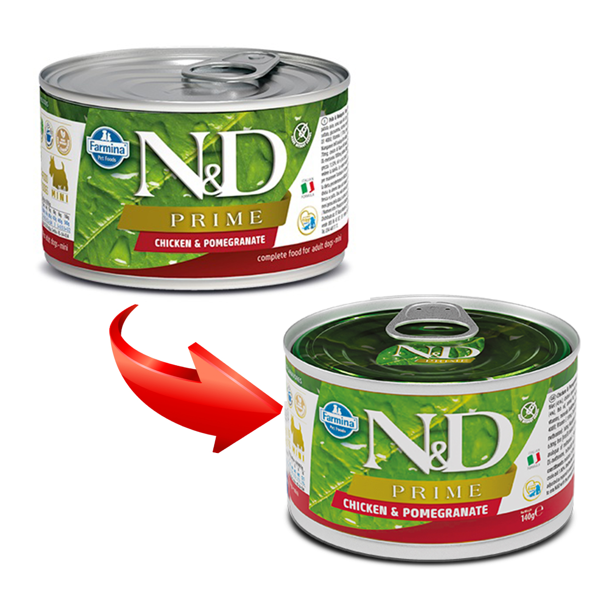 конс. Farmina Dog Mini Adult Беззерновой с Курицей и Гранатом 140г