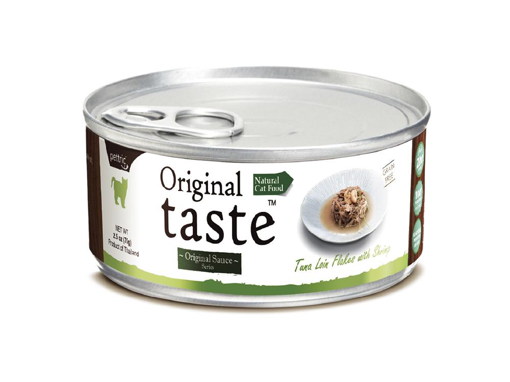 конс. Original Taste 70г Тунец с Креветкой для Кошек