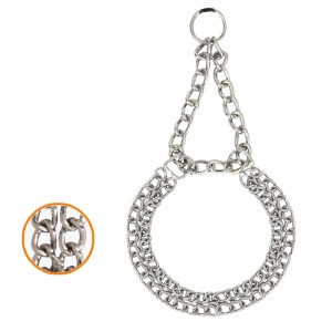 Ошейник Металл Triol SHF2045 удавка 2-рядная 2мм*45см