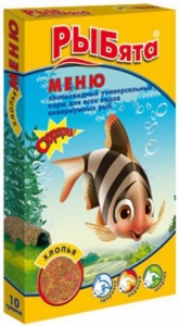 Рыбята Меню хлопья 10г