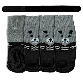 Носки для Собак Nunbell прорезиненные защитные Черные M (3,7х5,2см)