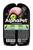 конс. AlphaPet Superpremium 100г для Собак с Чувствительным пищеварением Кролик с Яблоком