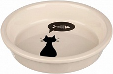 Миска Керамическая Trixie Кошка 13см 250мл