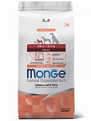 Monge Dog Speciality Mini для Собак мелких пород c Лососем и Рисом 2,5кг