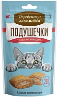 Деревенские лакомства Подушечки с пюре из Говядины 30г для Кошек    