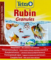 Tetra Rubin гранулы 15г для окраса рыб