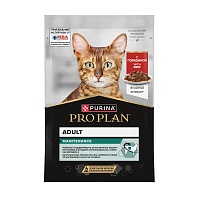 пауч ProPlan ADULT с Говядиной в соусе