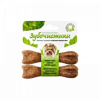 Зубочистики: Косточка со вкусом Морских Водорослей для Собак Мелких пород, 2шт