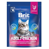 Brit Premium Cat Adult Chicken 400г с Курицей для Кошек