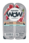 конс. AlphaPet WOW 80г для Кошек с чувствительным пищеварением Ягненок с потрошками