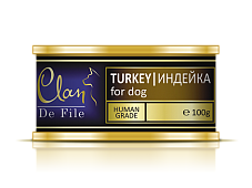 конс. Clan De File 100 г с Индейкой для Собак