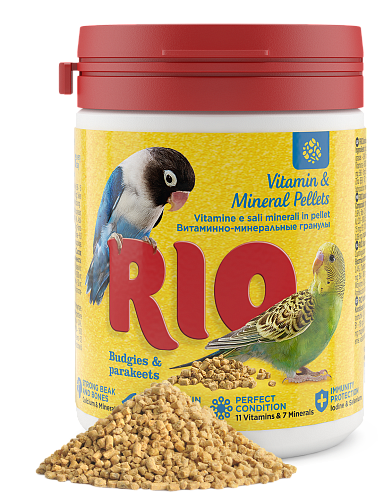 Смесь RIO Витаминно-Минеральная 120 г для Всех Видов Птиц