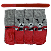 Носки для Собак Nunbell прорезиненные защитные Красные XL (5,6х8см)