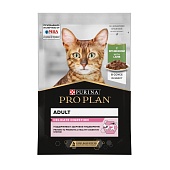 Влажный корм PRO PLAN для кошек при чувствительном пищеварении, с ягненком, 85 г 