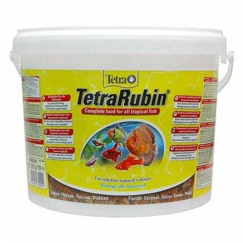 Tetra Rubin 10.0л хлопья для окраски рыб