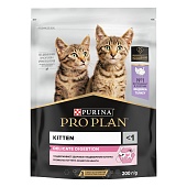 Сухой корм PRO PLAN® DELICATE DIGESTION для котят с чувствительным пищеварением, с высоким содержанием индейки, 200 г