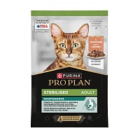 пауч ProPlan STERILISED с Лососем в соусе