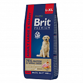 Brit Premium Adult L для Взрослых Собак Крупных Пород 15кг