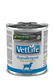 консерва Farmina Vet Life Dog Hypoallergenic при пищевой аллергии 300г с Рыбой и Картофелем